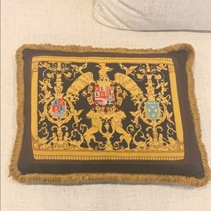 Crest NeedlePoint Decorative Pillow